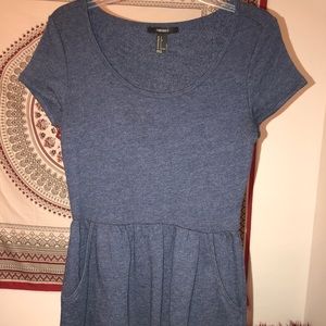 Navy blue skater dress